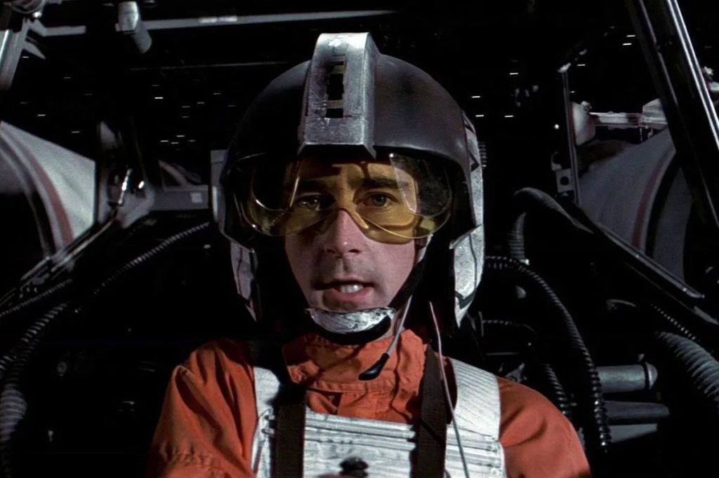 Wedge Antilles in the cockpit of his X-wing.